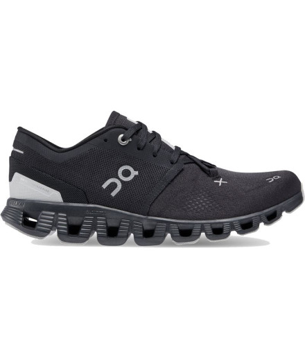 Zapatillas de Running On running Cloud X 3 Hombre Negro