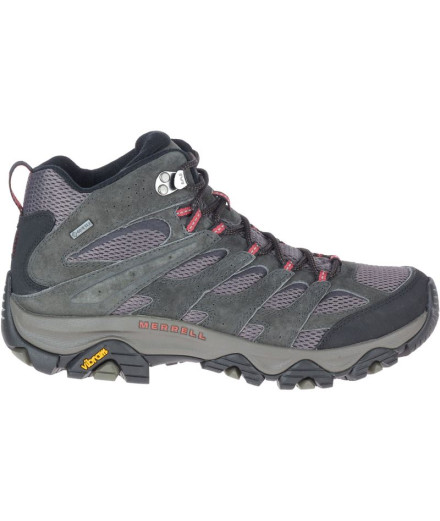 Botas de Montaña Merrell Moab 3 Mid Gtx Negro Hombre