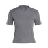 Camiseta de Traning adidas 3-Stripes Essentials Gris Mujer