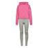 Conjunto adidas Fleece Rosa Niña