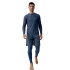 Camiseta Born Living Yoga Nekong Azul Hombre