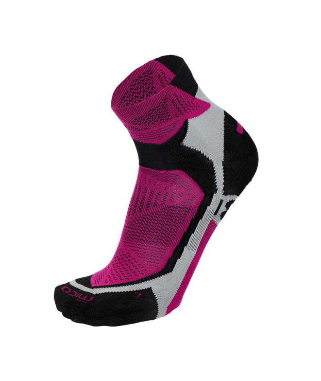 Calcetines de Running Mico Alza X Light Fucsia