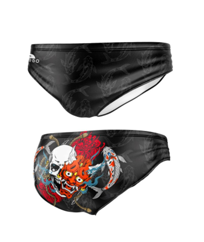 Bañador de Waterpolo Turbo Samurai Skull Negro...
