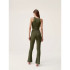 Sujetador deportivo de Yoga Born Living Yoga Chiara Verde Mujer