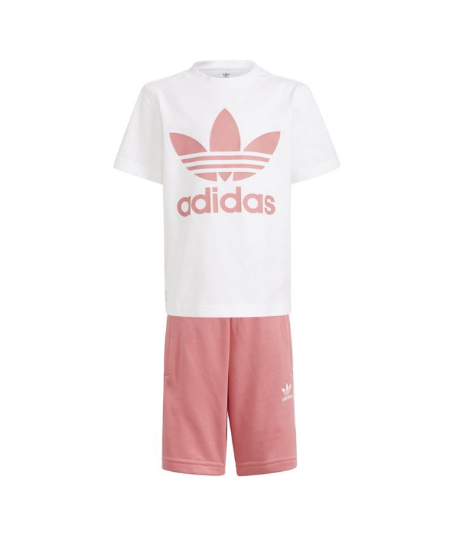 Conjunto adidas Trifolio Blanco Junior