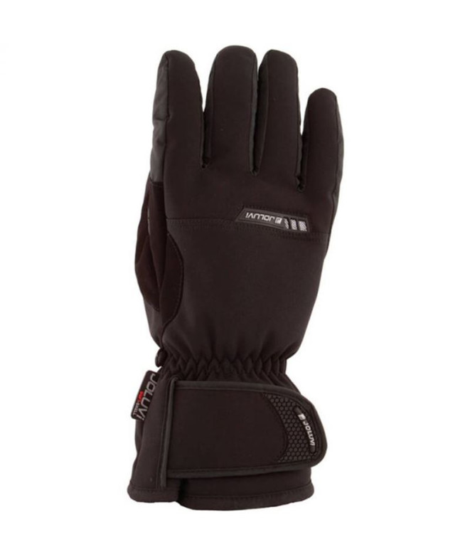 Guantes de Esqui Joluvi Soft-Shell Hot Negro