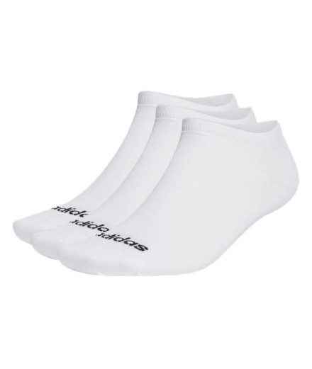 Calcetines adidas Piqui Thin Linear 3P Blanco