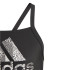 Bañador de Natación adidas Big Logo Negro Niña