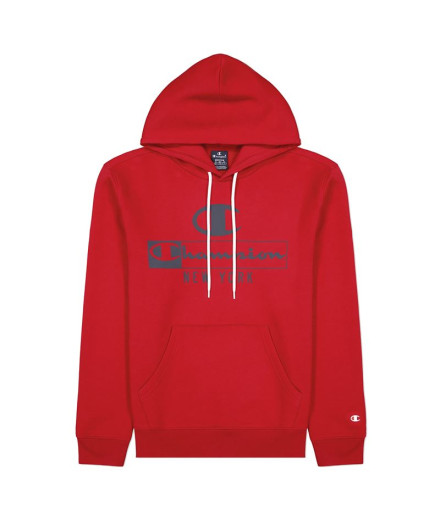 Sudadera Champion Hooded Rojo Hombre
