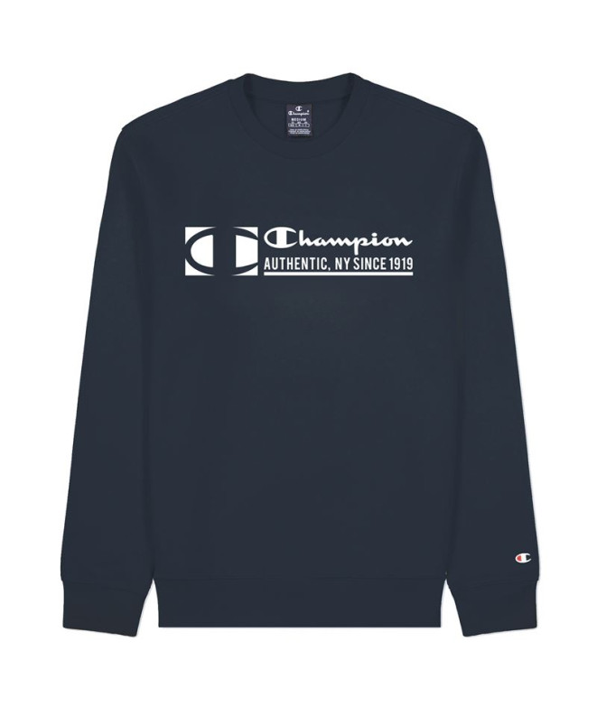 Sudadera Champion Authentic New York Azul Hombre
