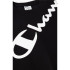 Sudadera Champion Diagonal Logo Negro Mujer