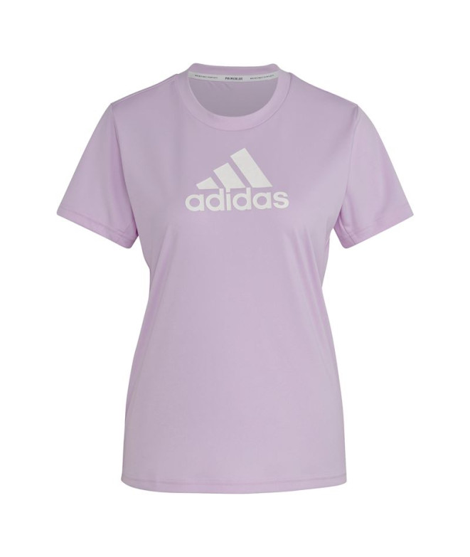 Camiseta de Fitness adidas Primeblue Lila Mujer