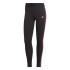 Mallas adidas 3 Stripes Negro Mujer