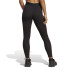 Mallas adidas 3 Stripes Negro Mujer