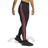 Mallas adidas 3 Stripes Negro Mujer