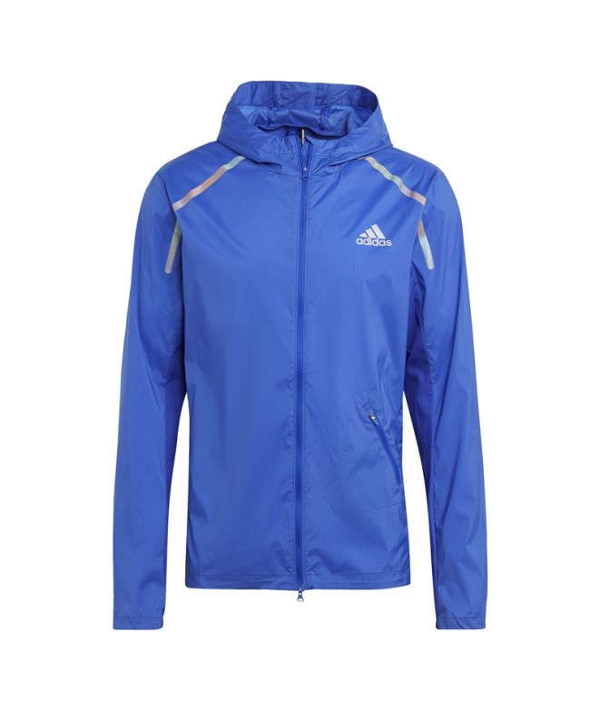 Chaqueta de Running adidas Marathon Azul Hombre