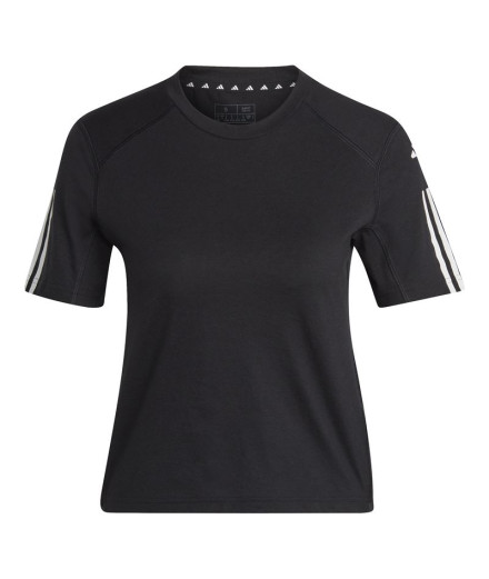 Camiseta de Fitness adidas Powerreact Rojo Mujer
