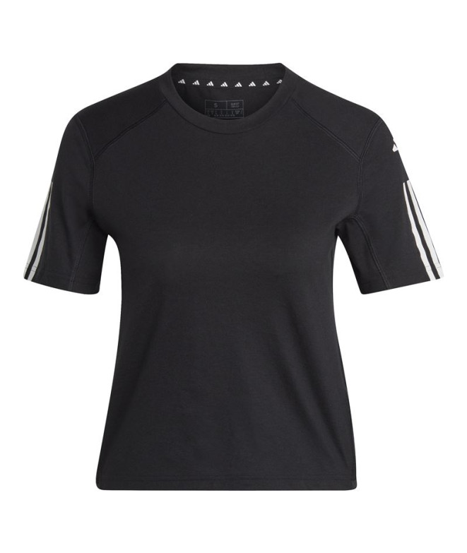 Camiseta de Fitness adidas Powerreact Rojo Mujer