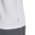 Camiseta de Fitness adidas Essentials 3 Bandas Blanco Mujer