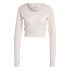 Camiseta de Yoga y Pilates adidas Studio Gris Mujer