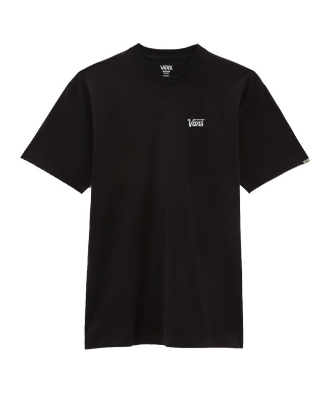Camiseta Vans Mini-Script B Negro Hombre