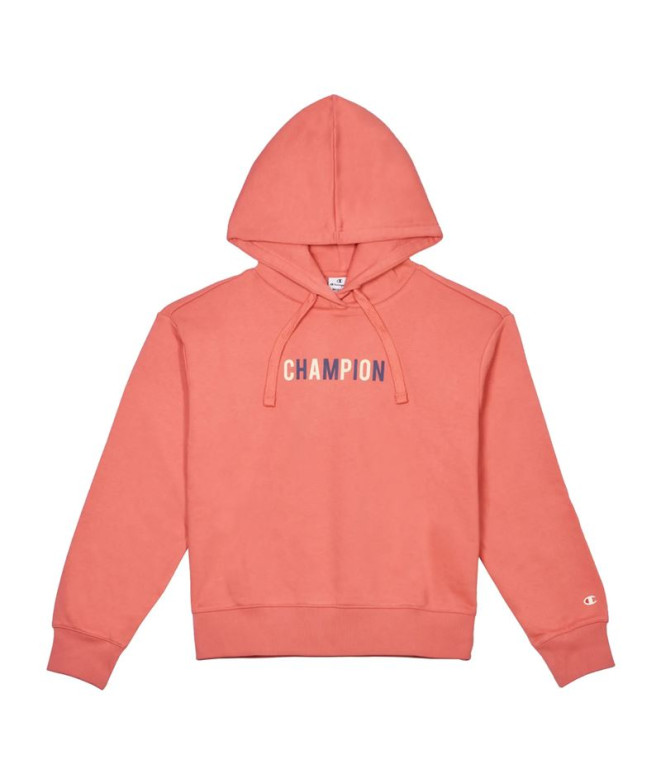Sudadera Champion Legacy Graphic Rosa Mujer