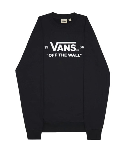 Sudadera Vans Mini OTW Crew Negro Hombre