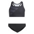 Bikini de Natación adidas Big Bars Logo Negro Niña