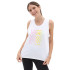 Camiseta Vans Lock Box Tank Blanco Mujer