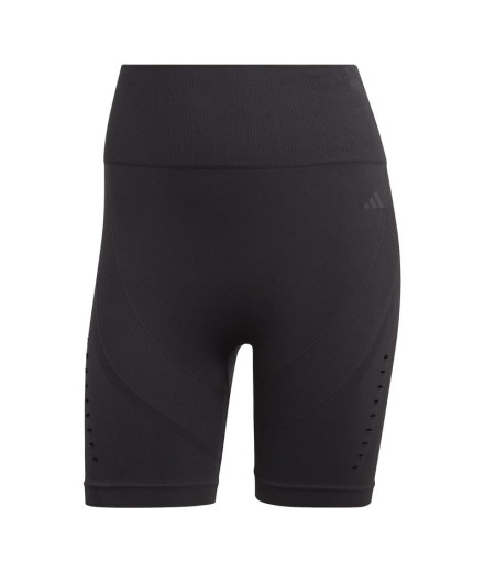 Mallas de Yoga adidas Studio Aeroknit Negro Mujer