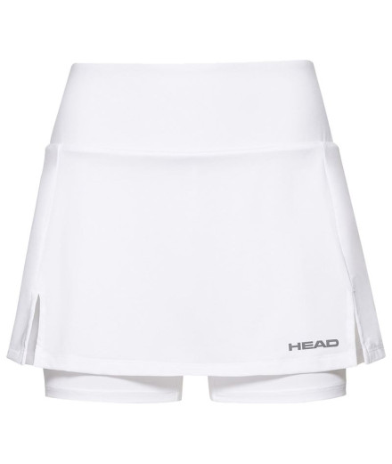 Falda de Tenis Head Club Basic Blanco Mujer
