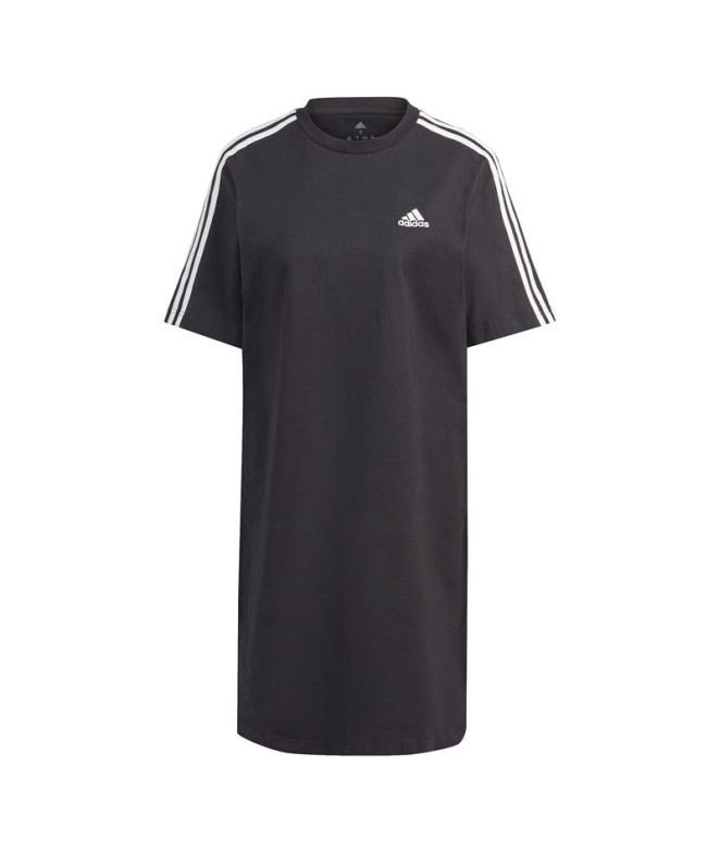 Vestido adidas 3S Boyfriend Single Negro Mujer