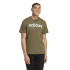 Camiseta adidas Essentials Linear Verde Hombre