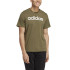Camiseta adidas Essentials Linear Verde Hombre