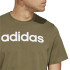 Camiseta adidas Essentials Linear Verde Hombre