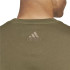 Camiseta adidas Essentials Linear Verde Hombre