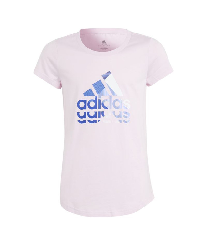 Camiseta adidas Graphic Rosa Niña