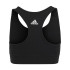 Sujetador Deportivo adidas Linear Logo Negro Niña