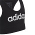Sujetador Deportivo adidas Linear Logo Negro Niña