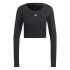 Camiseta de Fitness adidas Studio Negro Mujer