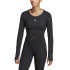 Camiseta de Fitness adidas Studio Negro Mujer