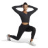 Camiseta de Fitness adidas Studio Negro Mujer