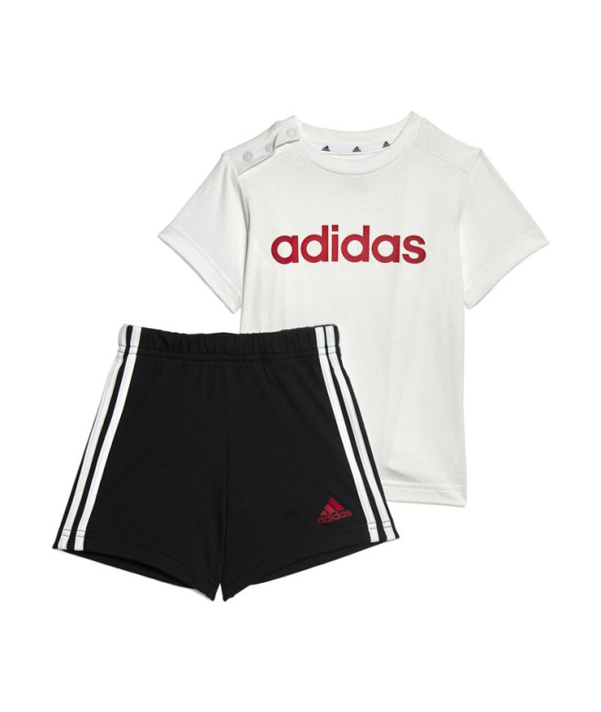 Conjunto adidas Lineage Blanco Infantil