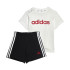 Conjunto adidas Lineage Blanco Infantil