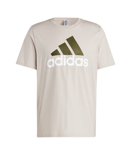 Camiseta adidas Essentials Beige Hombre