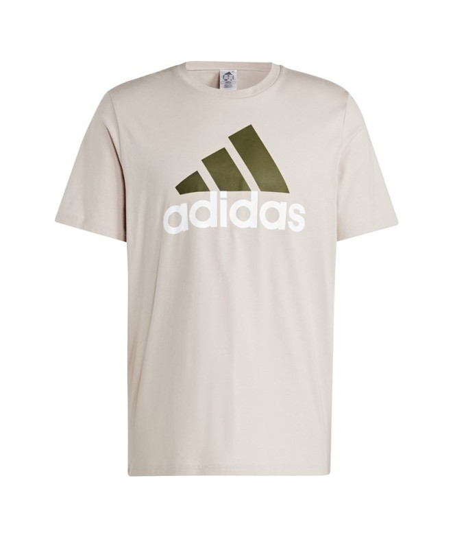 Camiseta adidas Essentials Beige Hombre