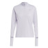Camiseta de Running adidas Fast 1/2 Zip Lila Mujer