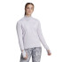 Camiseta de Running adidas Fast 1/2 Zip Lila Mujer