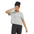 Camiseta adidas 3S Cropped Top Gris Mujer