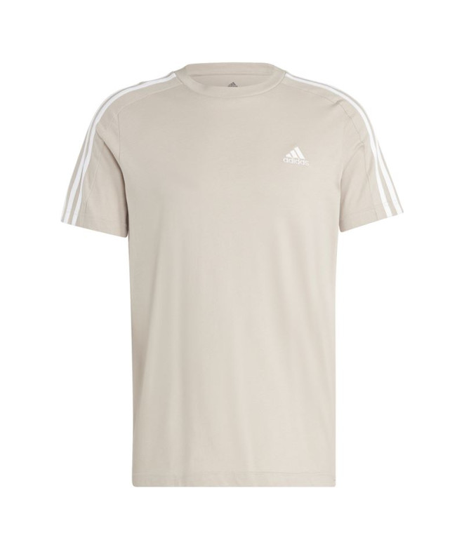 Camiseta adidas 3S Beige Hombre